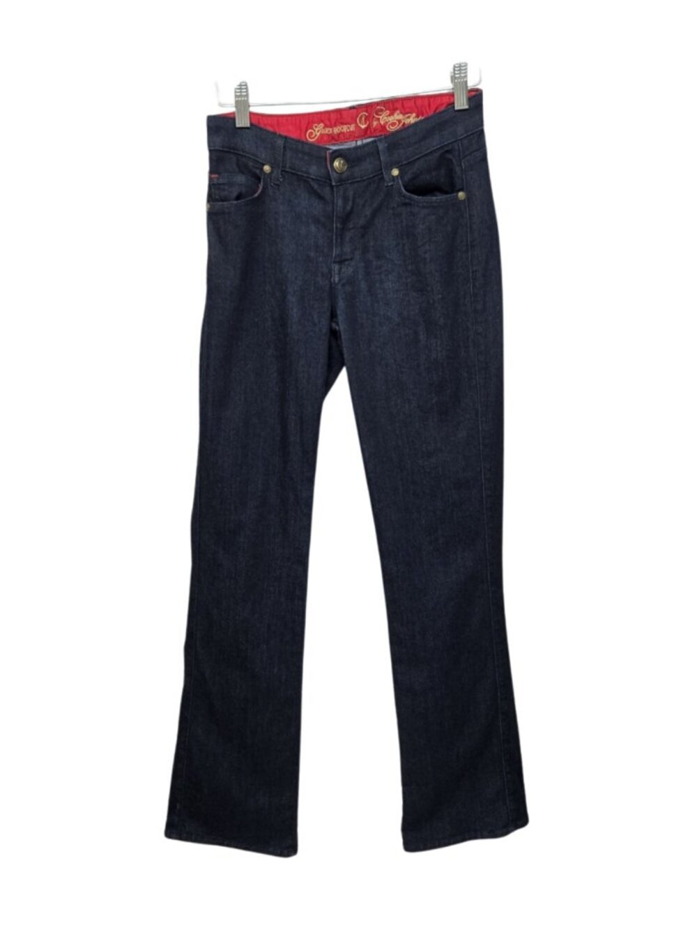 CJ by Cookie Johnson Jeans Grace Bootcut Sz 24 Long Tall 27x34 Cosmos Dark